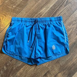 STIO Second Light Blue Athletic Shorts with Drawstring, Size M